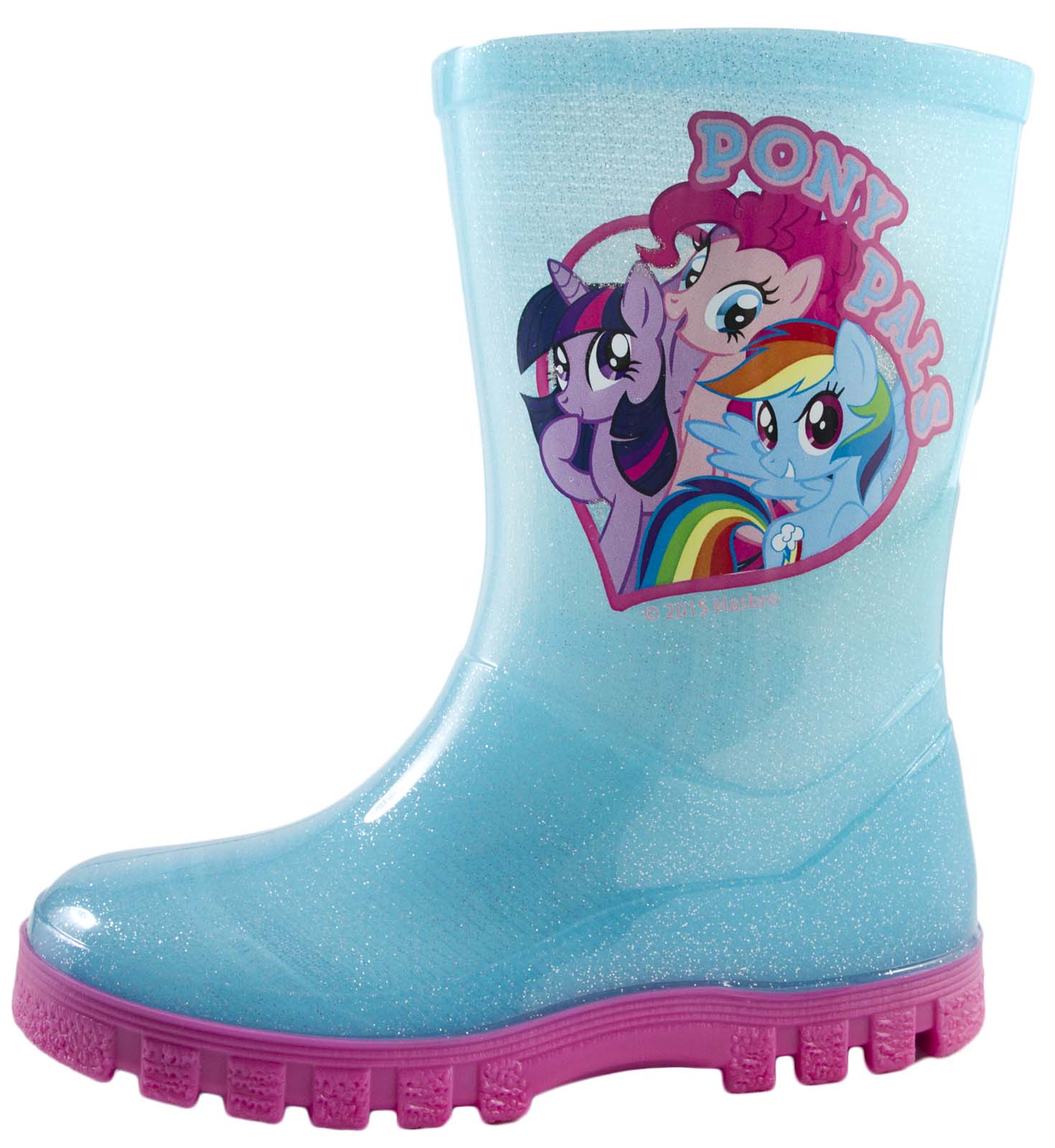 Girls My Little Pony Glitter Wellington Boots Rain Wellies MLP Snow